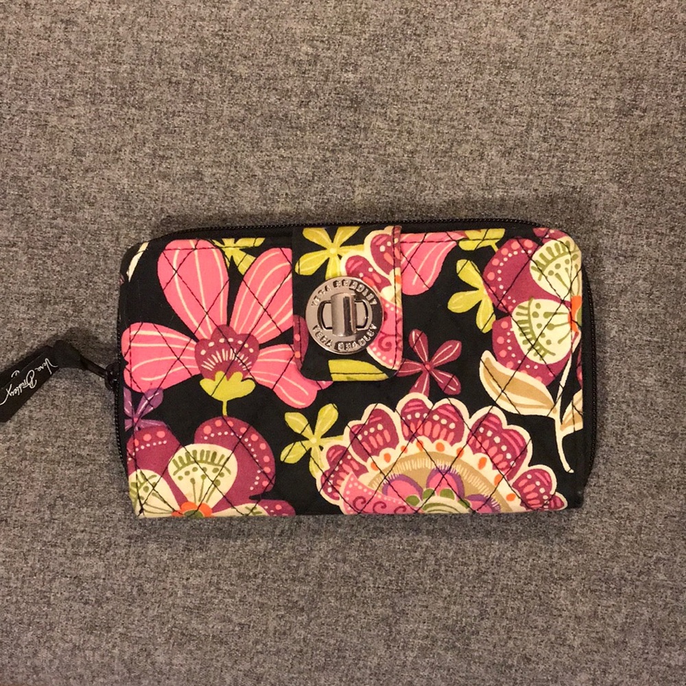 Vera Bradley turnlock wallet